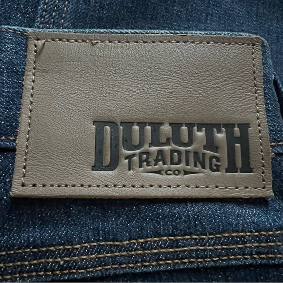 NWOT Duluth Trading Flex Ballroom Jeans Straight Leg Dark Wash Men's size 36x30 - Picture 7 of 10